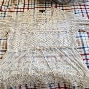Lane Bryant Lace Detail Coverup